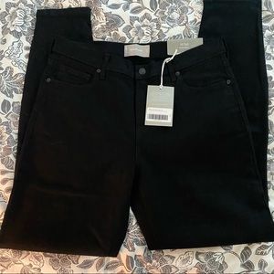 EVERLANE Mid-rise Skinny Jean, Black, 33 Tall